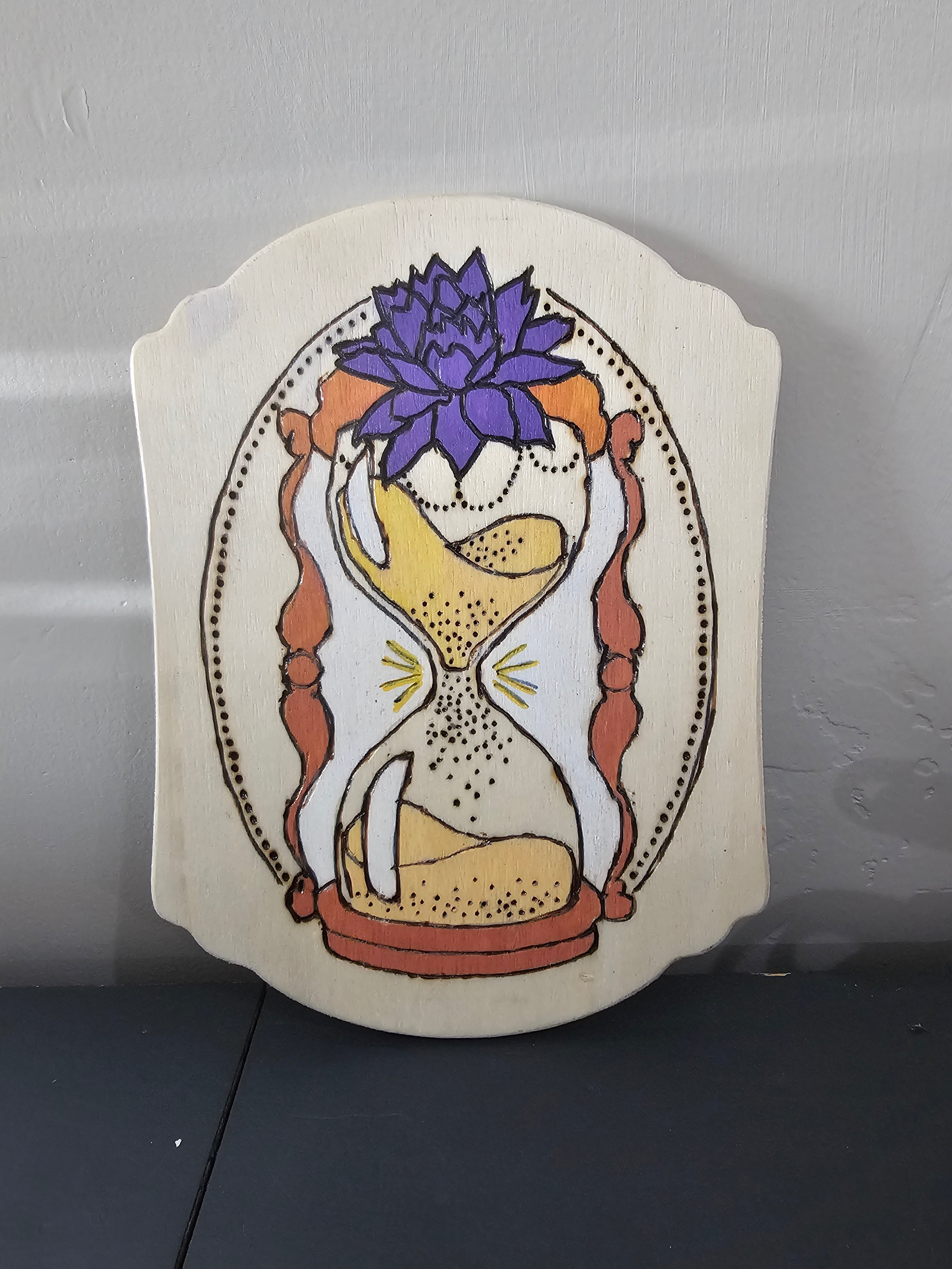Hand-Burned Wood Wall Art