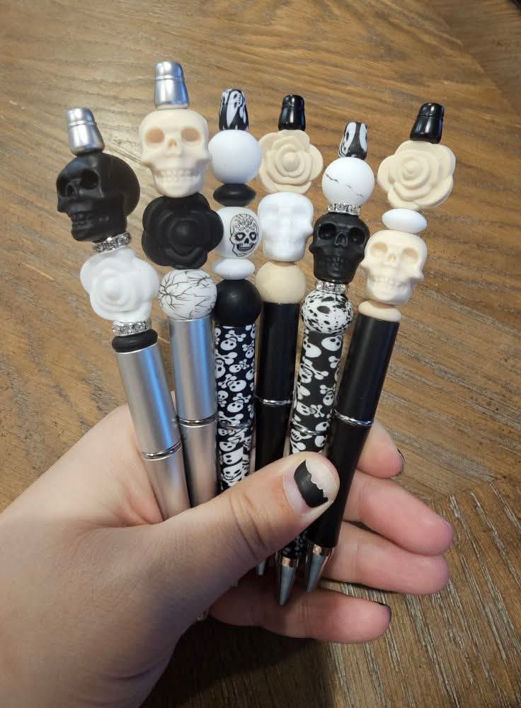 Handcrafted Beaded Character Pen