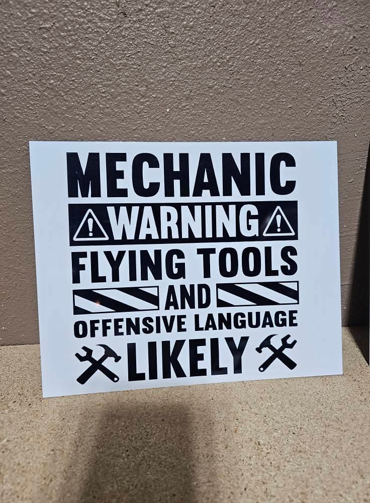 Funny Metal Sign | Personalized Garage, Shop, Man Cave & Home Decor | Custom Aluminum Sign