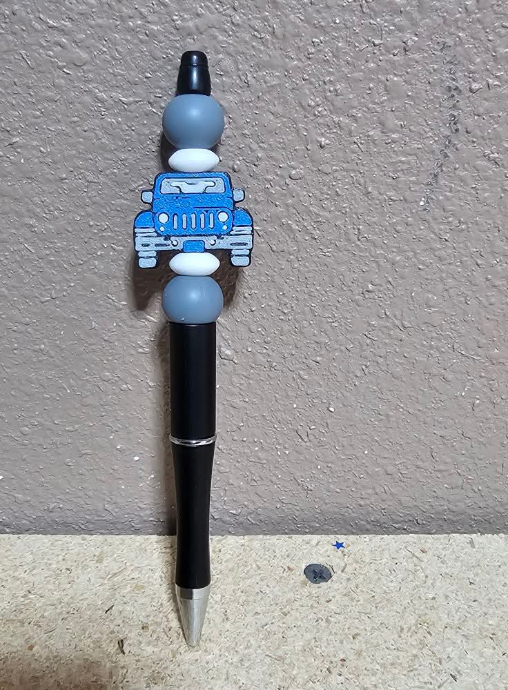 Handcrafted Beaded Character Pen