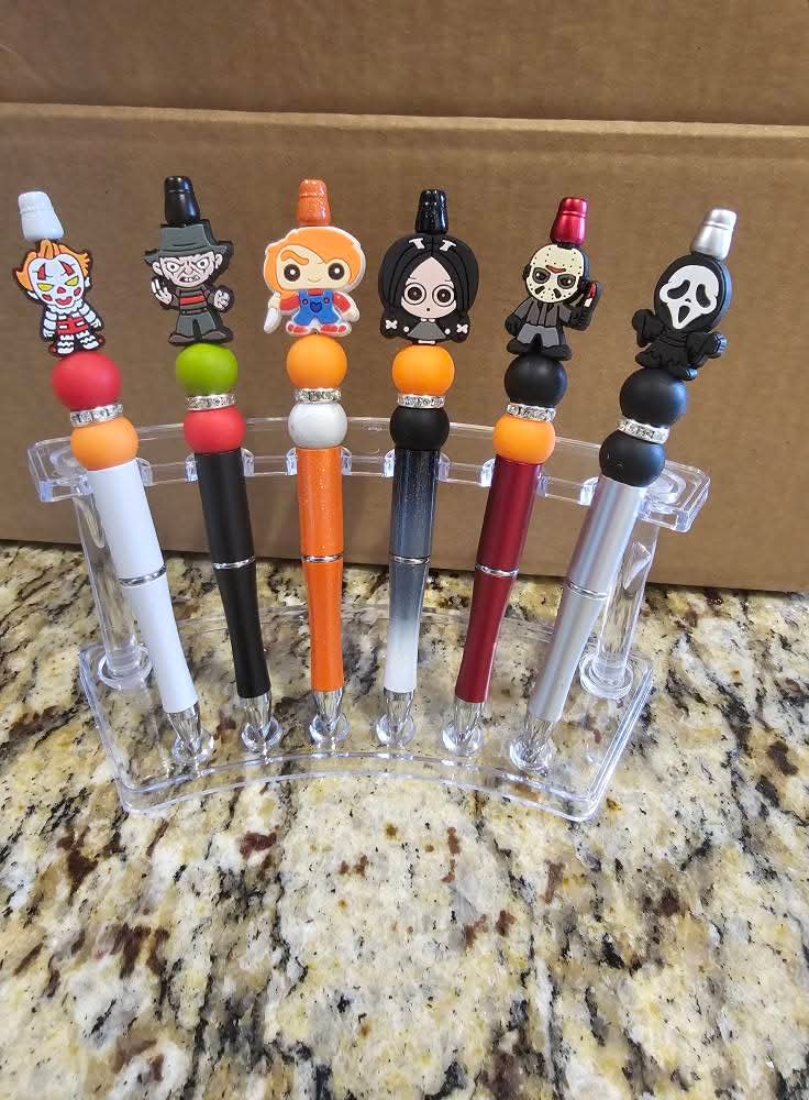 Handcrafted Beaded Character Pen