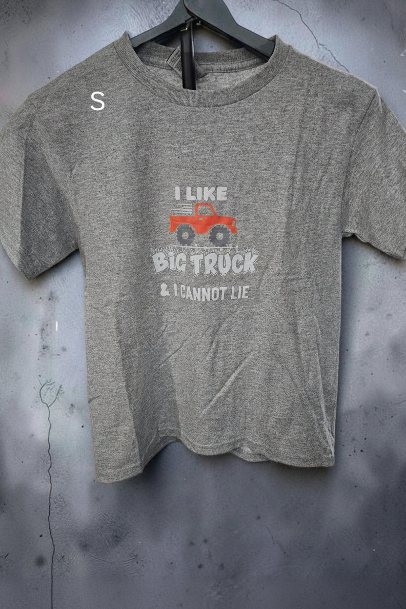 Like Big Trucks & I Cannot Lie Kids T-Shirt – Monster Truck Graphic Tee