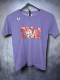 Love Gnome Graphic T-Shirt – Purple Heart Balloon Tee