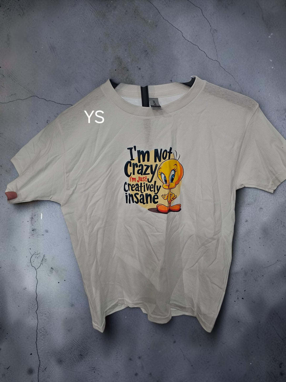 I’m Not Crazy, I’m Just Creatively Insane Tweety T-Shirt